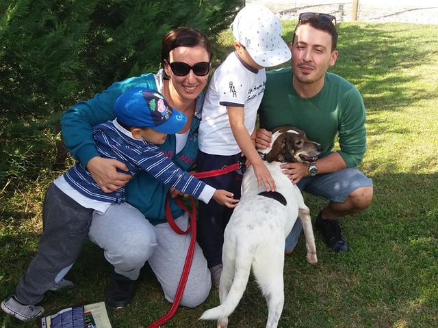 Pippo con la sua nuova famiglia!